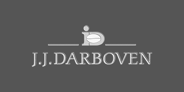 weisses "J. J. Darboven"-Logo auf grauem Hintergrund